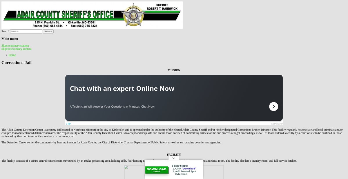 Preview of youradaircountysheriff.com