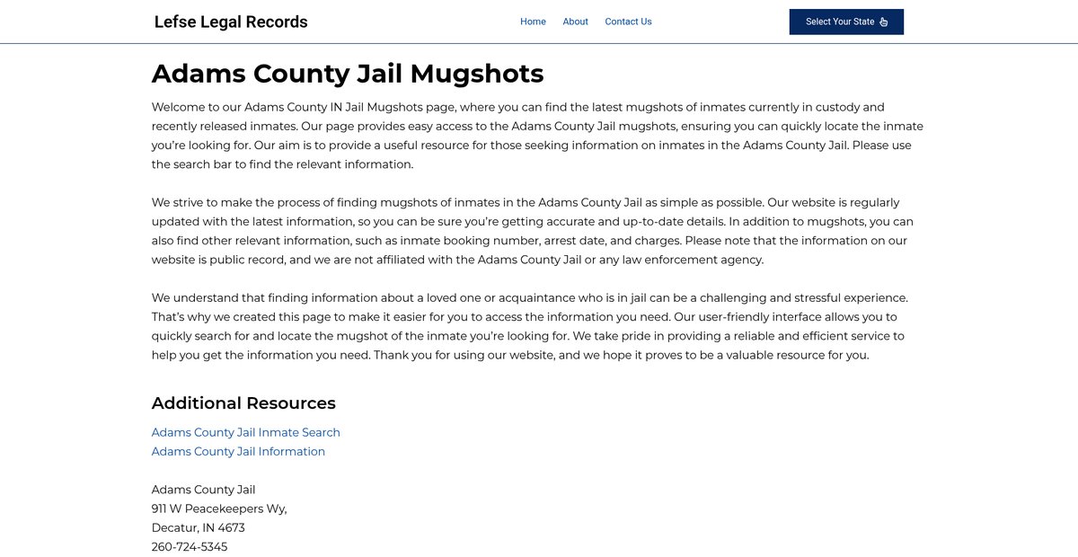 Preview of lefserecords.com