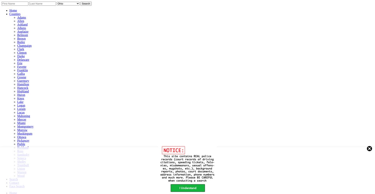 Preview of ohio.arrests.org