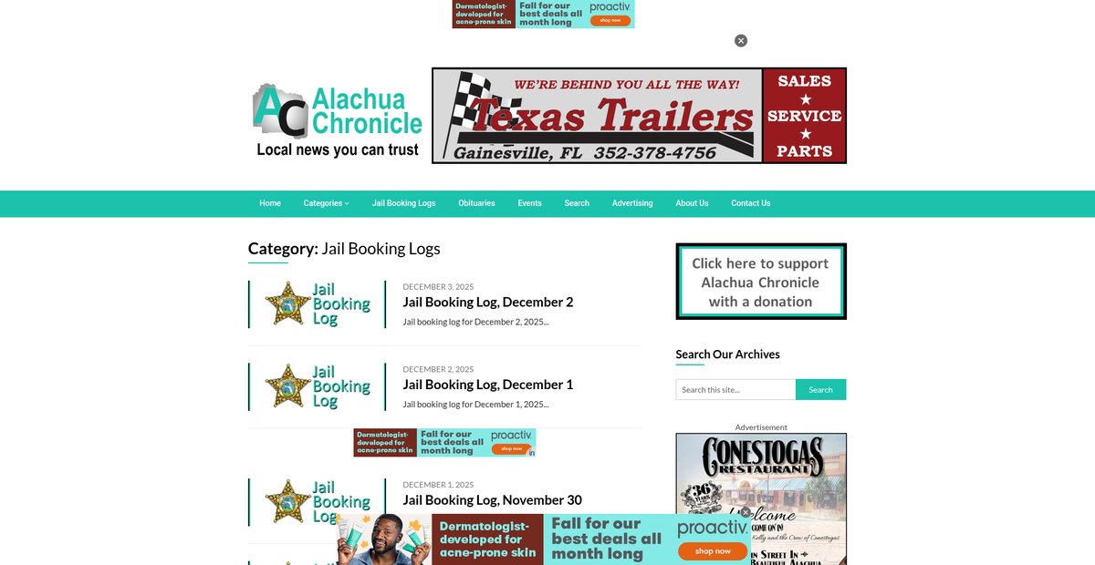 Preview of alachuachronicle.com