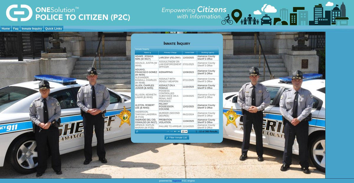 Preview of apps.alamance-nc.com