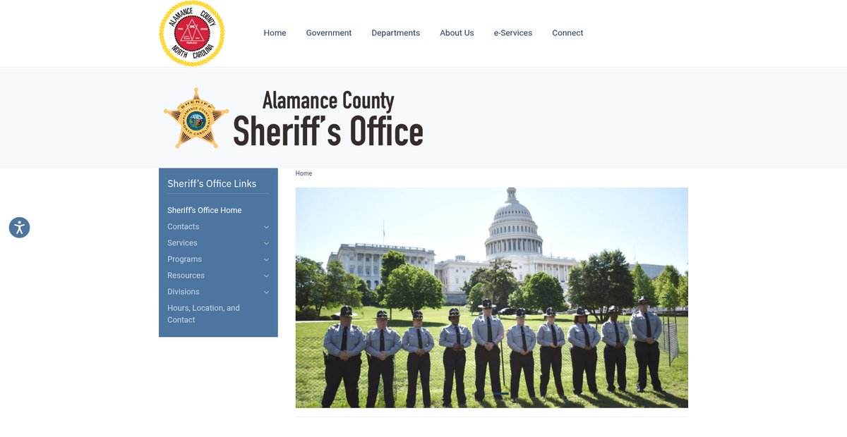 Preview of sheriff.alamancecountync.gov
