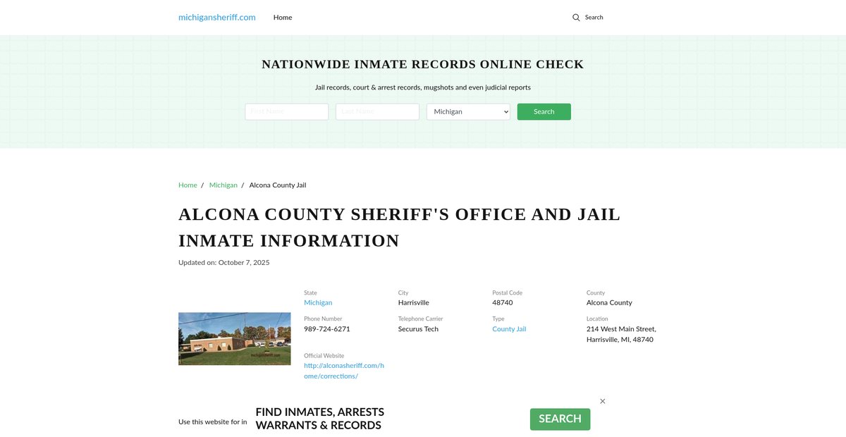 Preview of michigansheriff.com