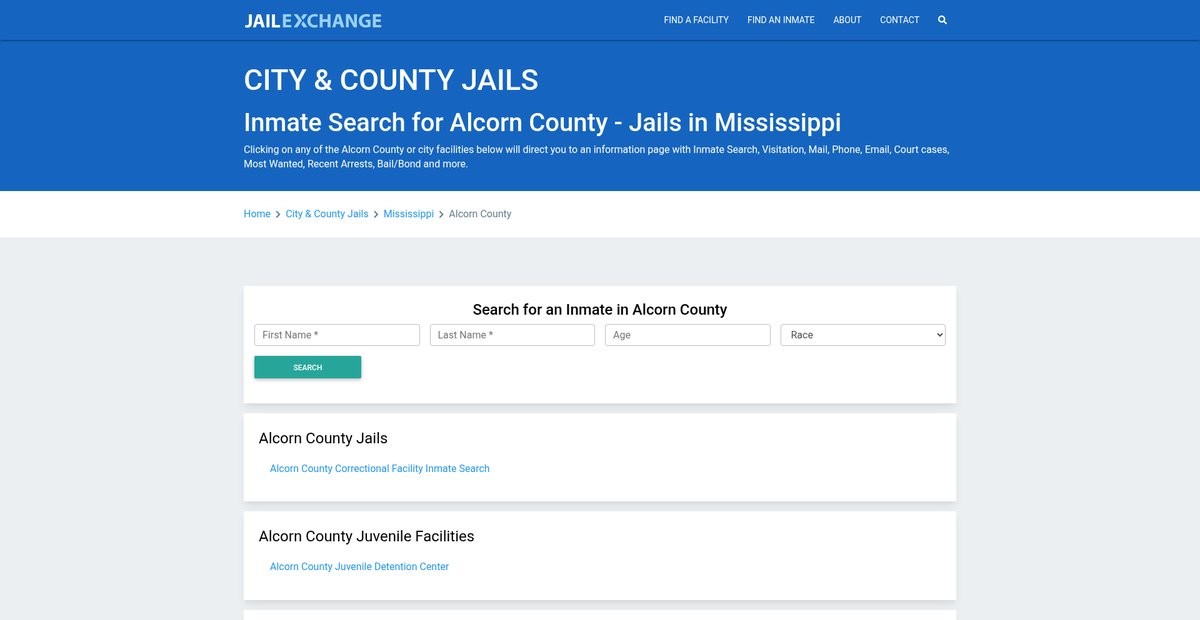 Preview of jailexchange.com