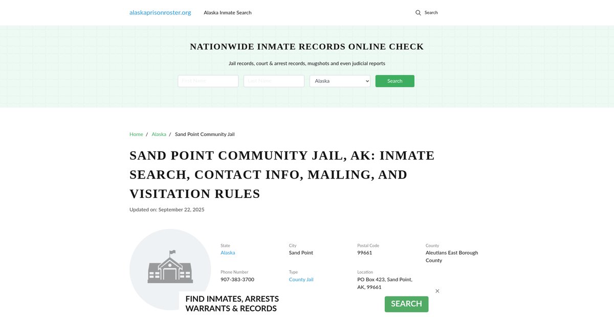 Preview of alaskaprisonroster.org