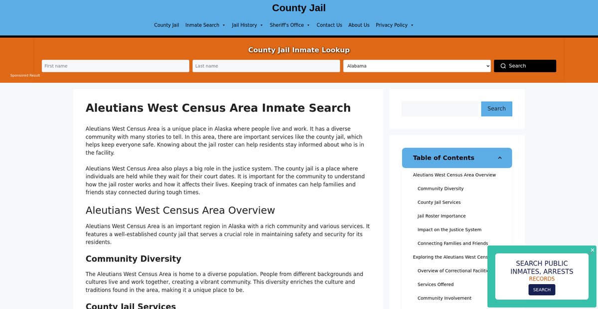 Preview of aleutians-west-census-area-inmate-search.countyjail.org