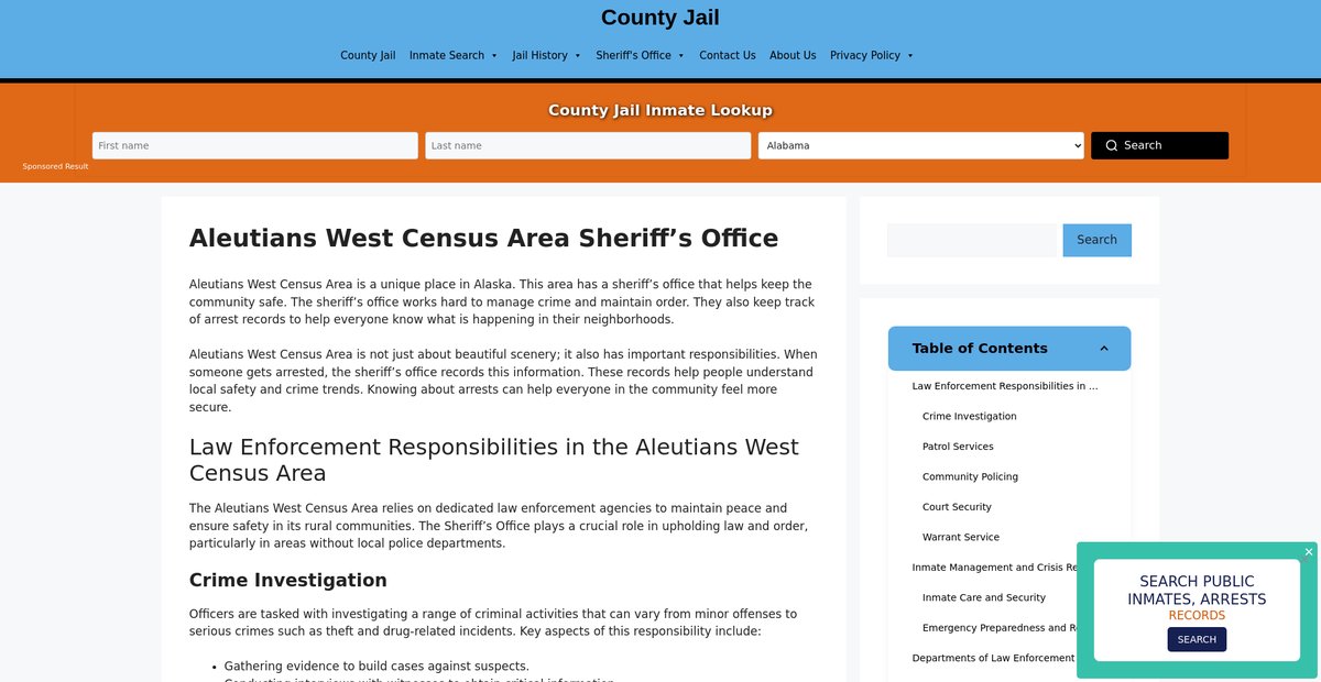 Preview of aleutians-west-census-area-sheriff-arrest-warrants.countyjail.org