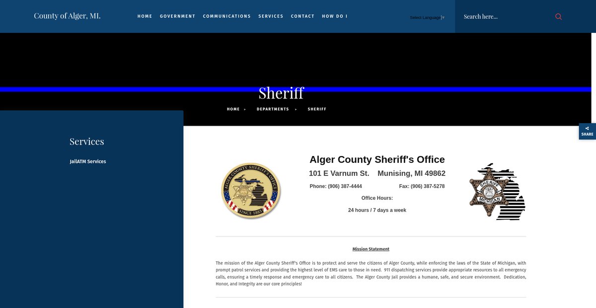 Preview of algercounty.gov