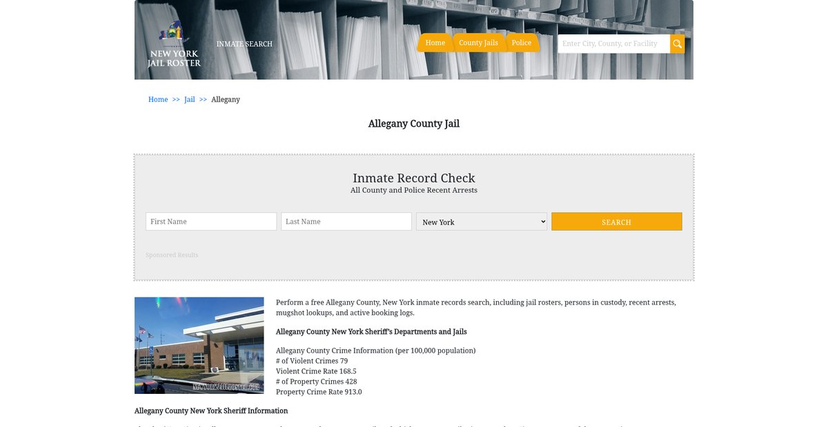 Preview of newyorkjailroster.com