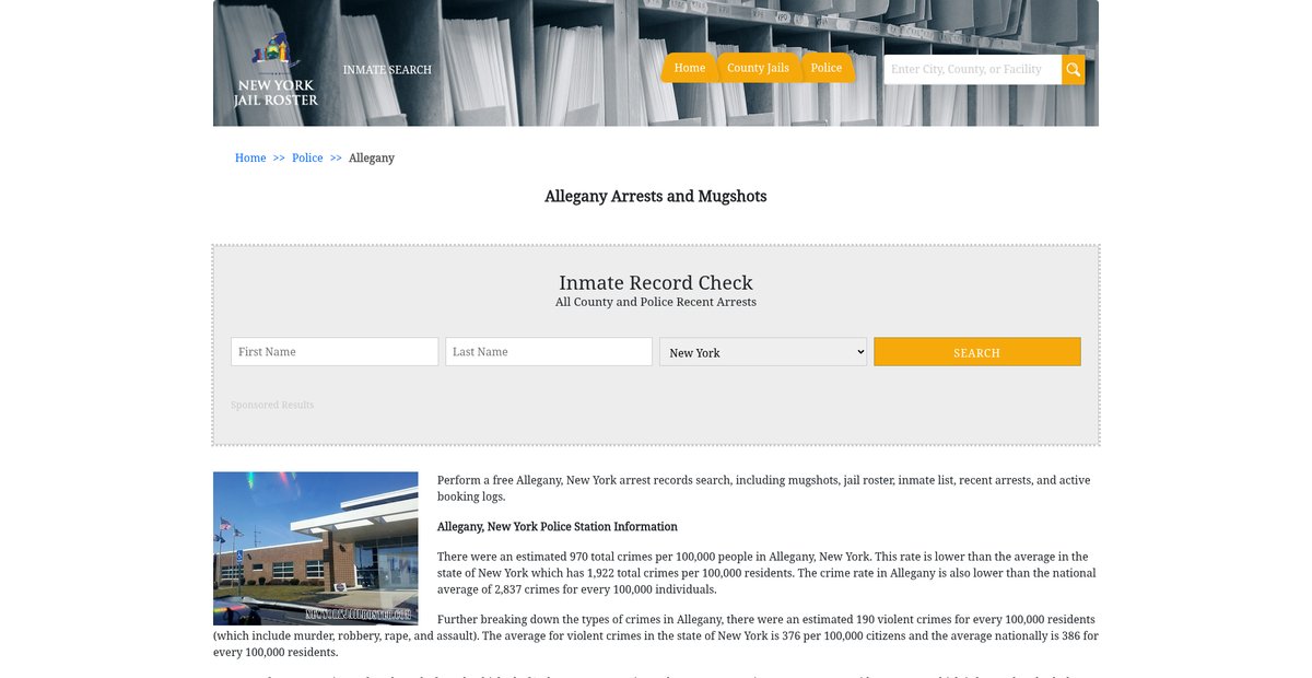 Preview of newyorkjailroster.com