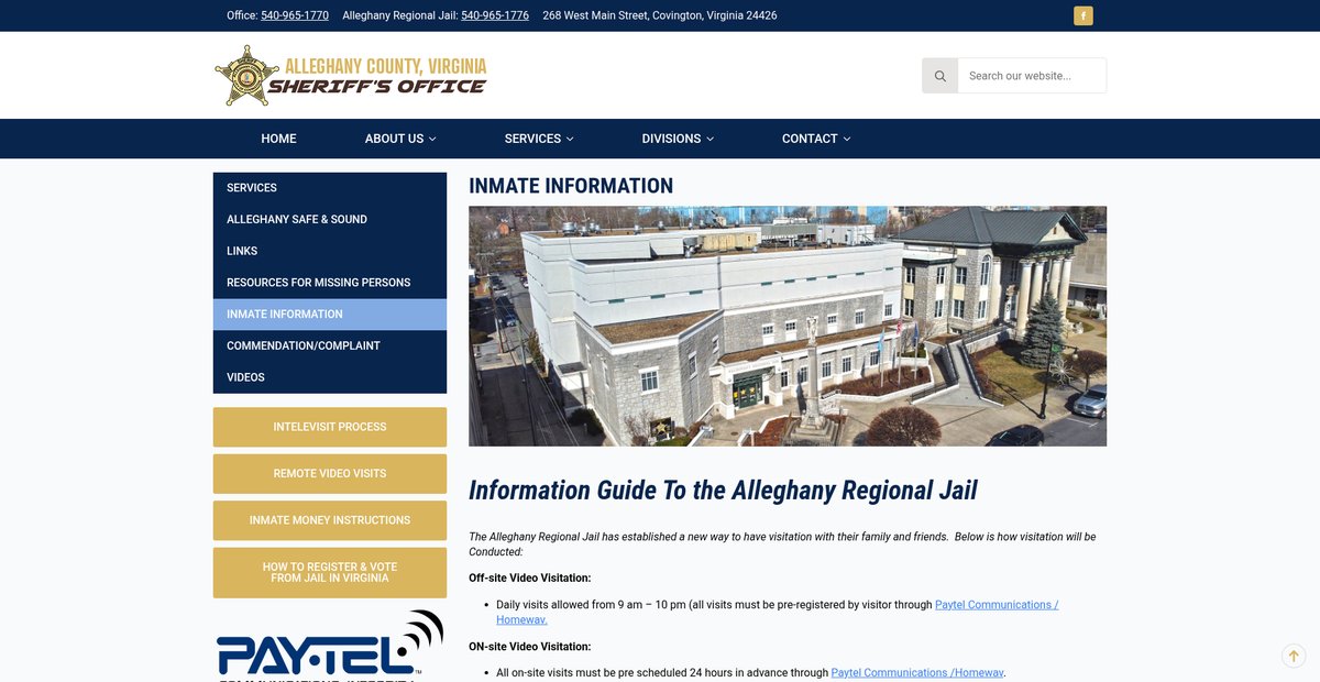 Preview of alleghanycountysheriff.com