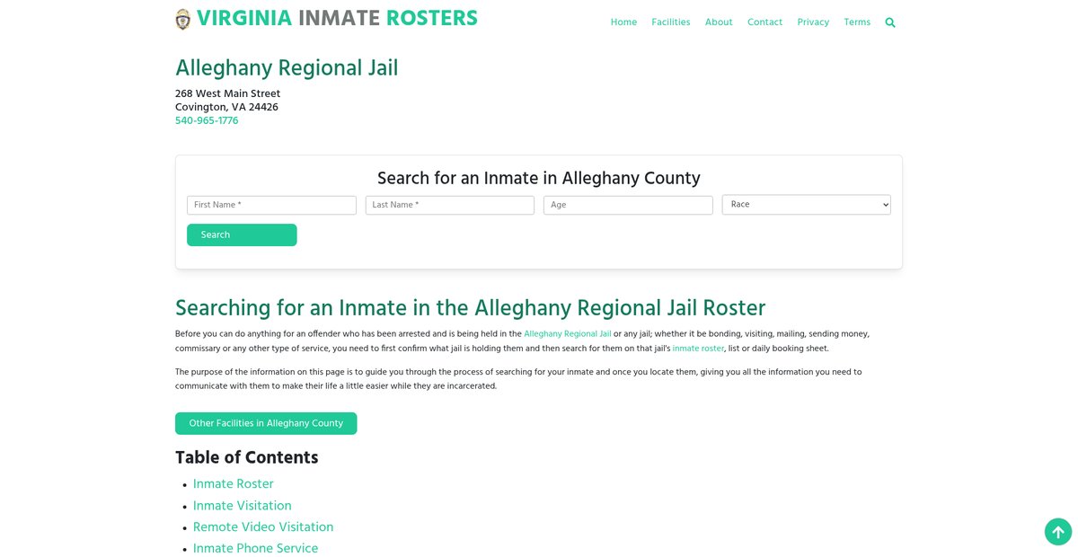 Preview of virginiainmaterosters.org