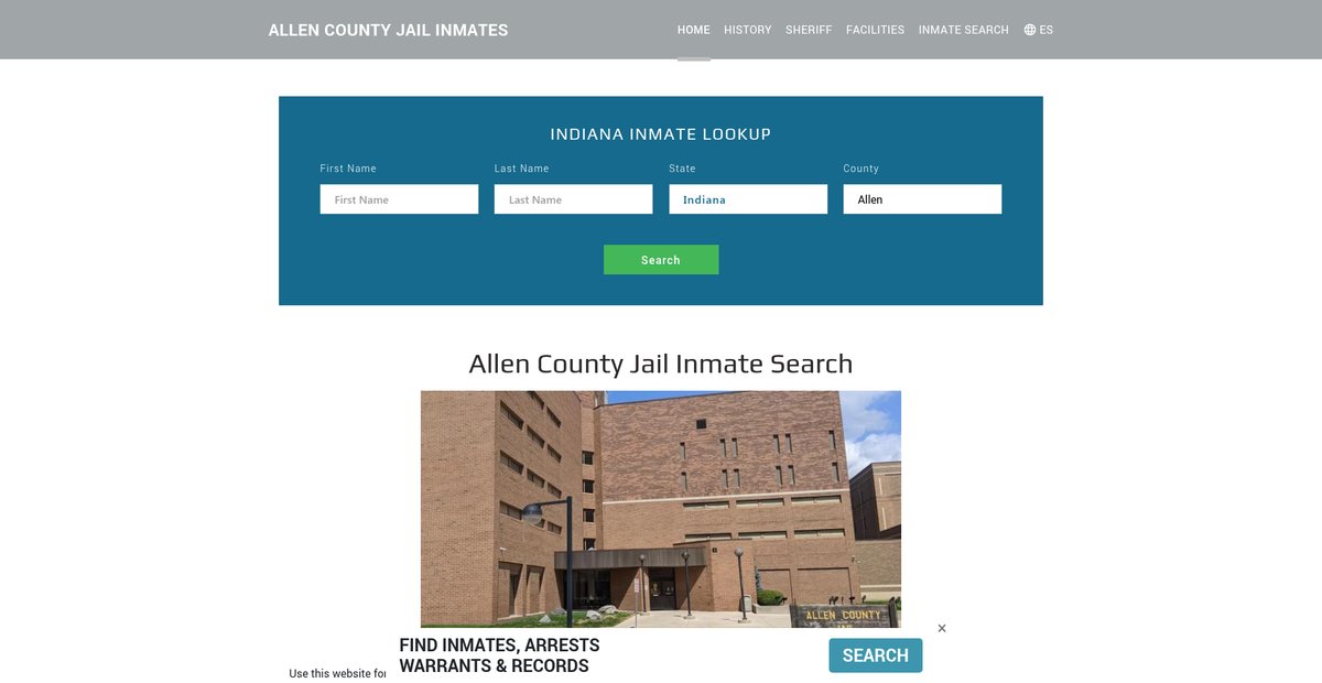Preview of allenjailroster.org