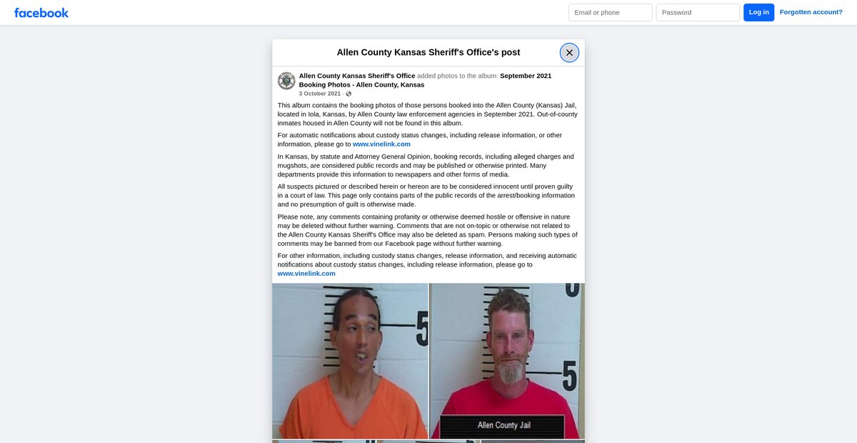 Preview of facebook.com