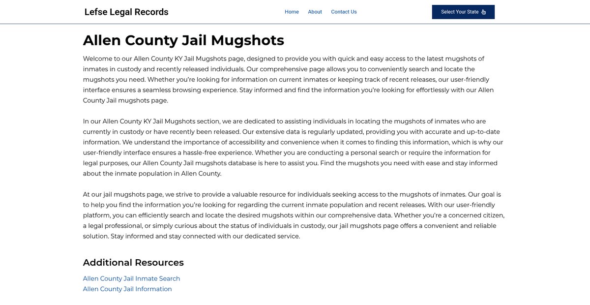 Preview of lefserecords.com