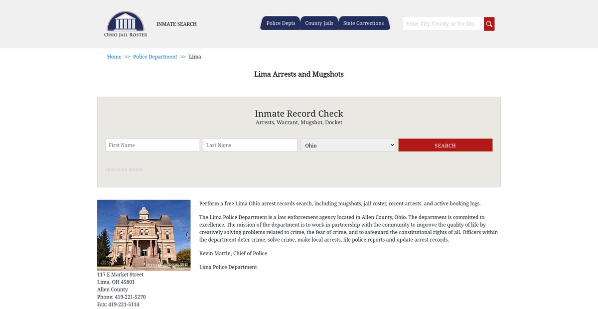 Preview of ohiojailroster.com