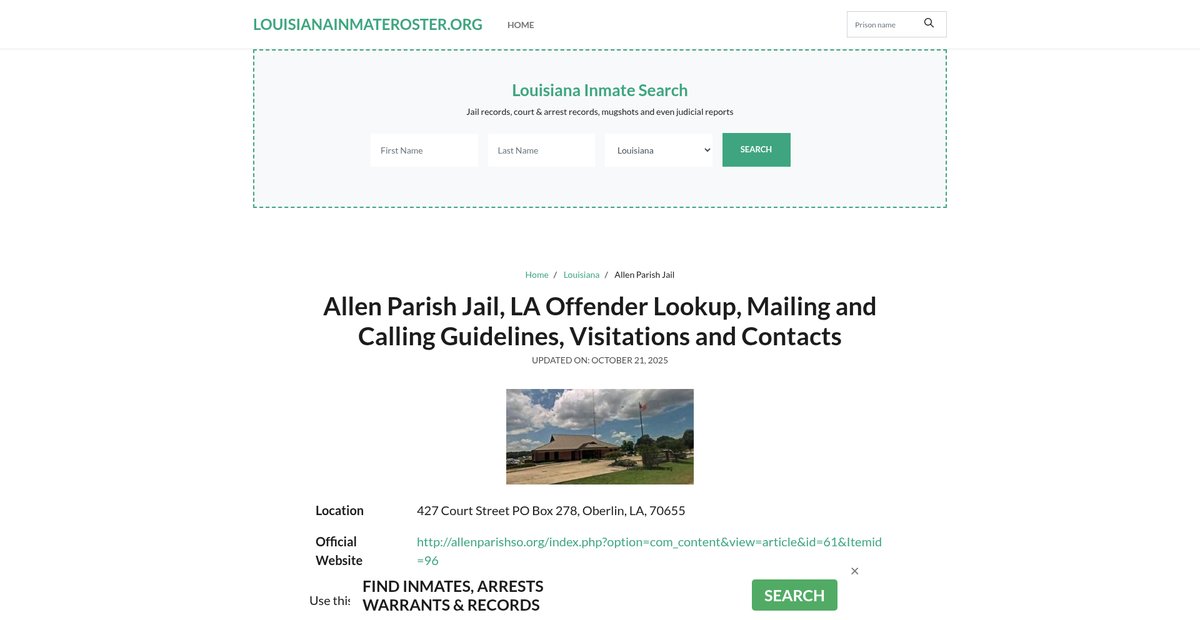 Preview of louisianainmateroster.org