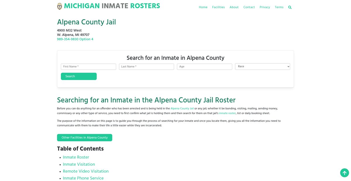 Preview of michiganinmaterosters.org