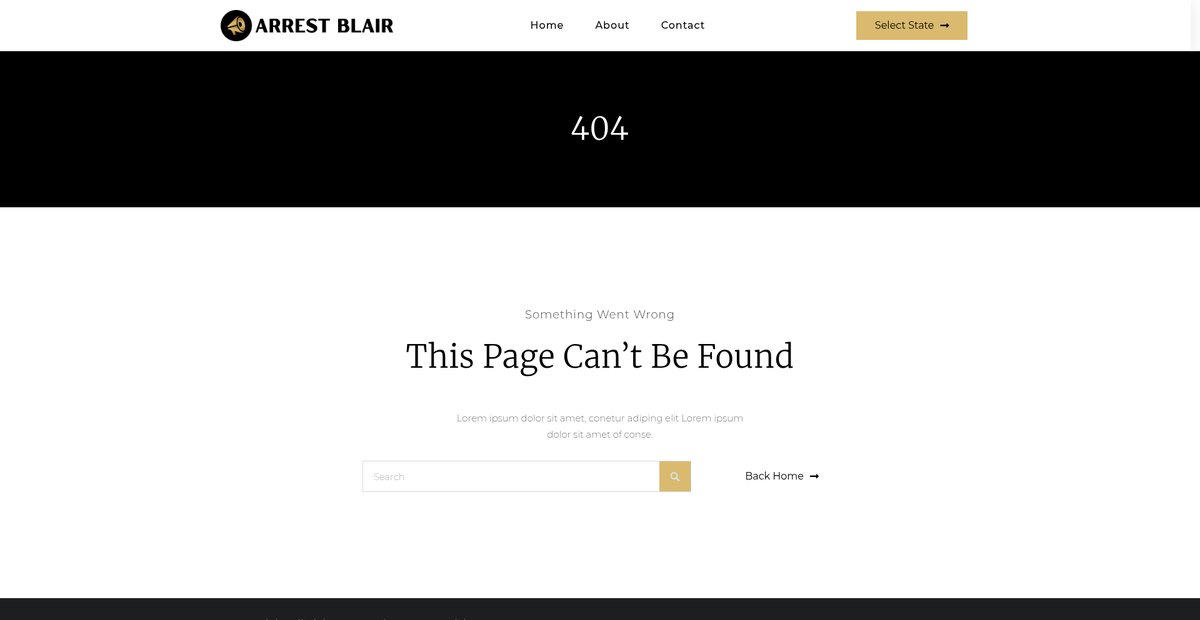 Preview of arrestblair.org