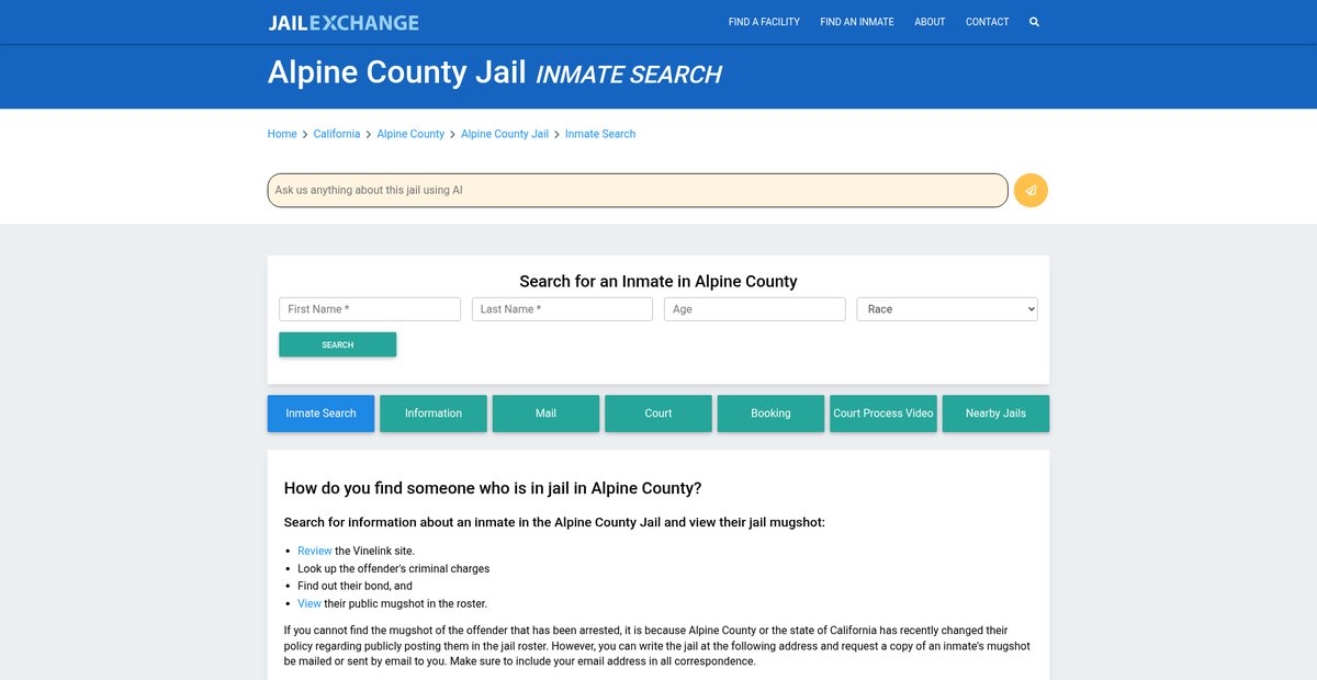 Preview of jailexchange.com