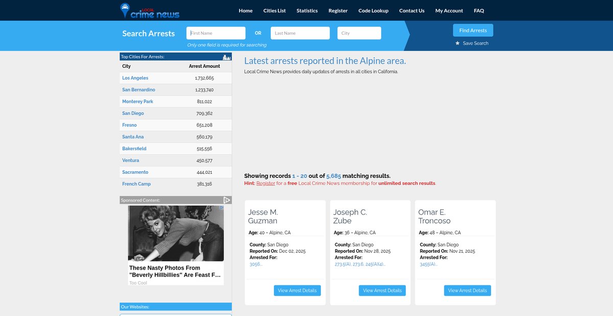Preview of localcrimenews.com