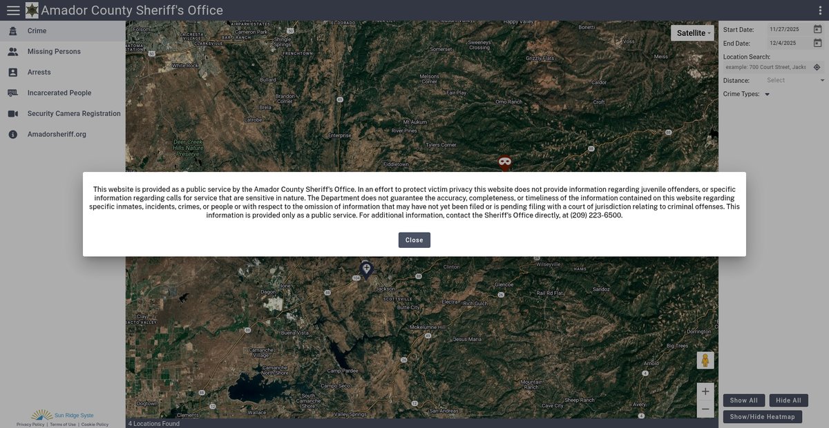 Preview of amadorsheriff.citizenrims.com