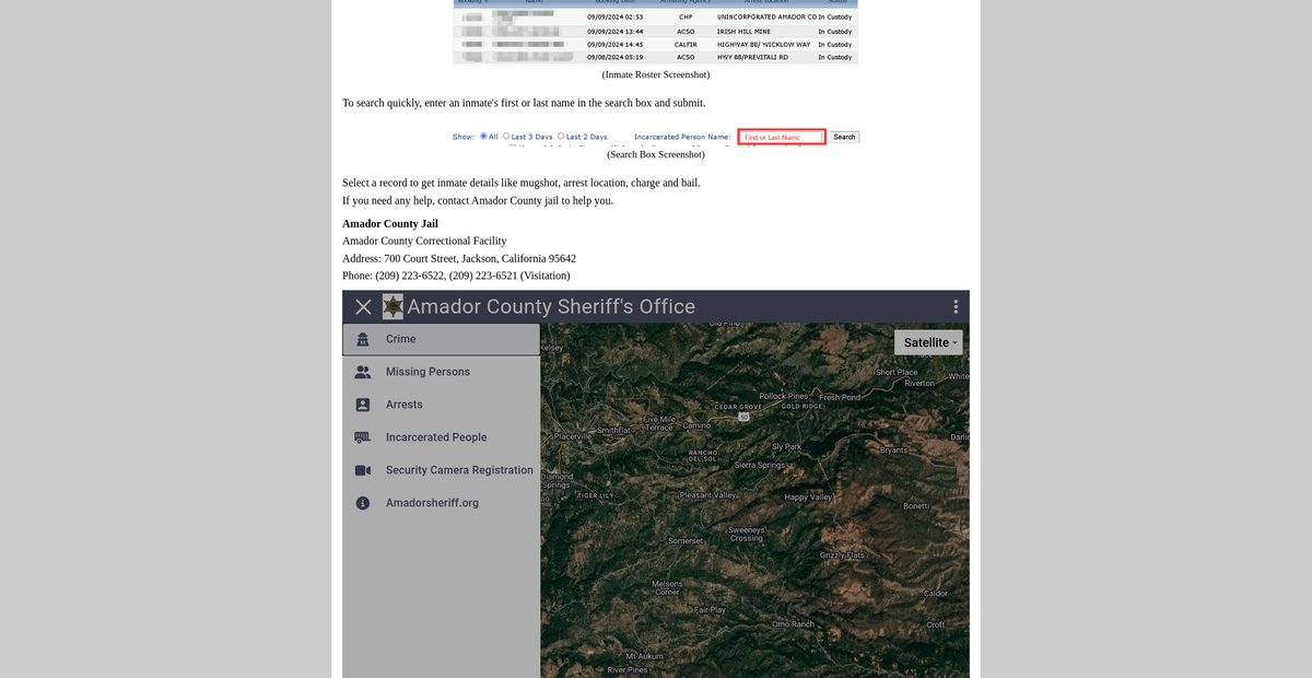 Preview of inmatesearchcalifornia.org