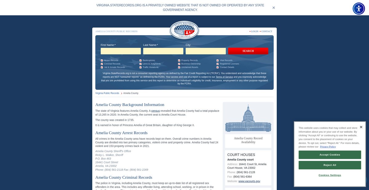 Preview of virginia.staterecords.org