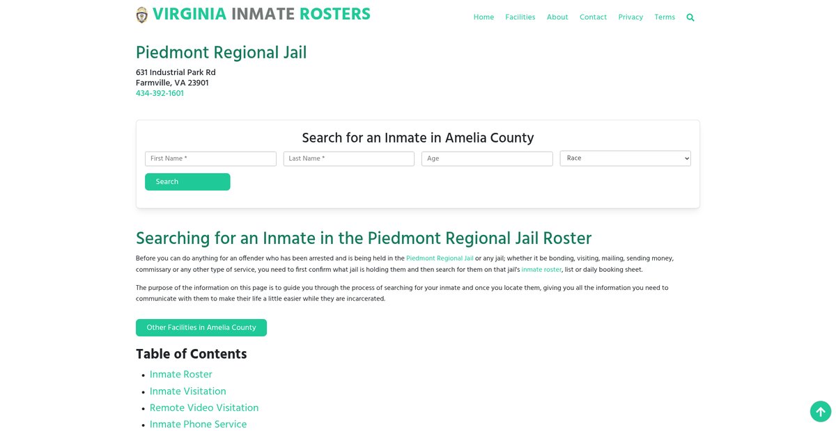 Preview of virginiainmaterosters.org