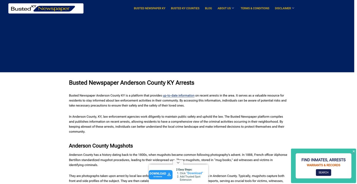 Preview of bustednewspaper-ky.com