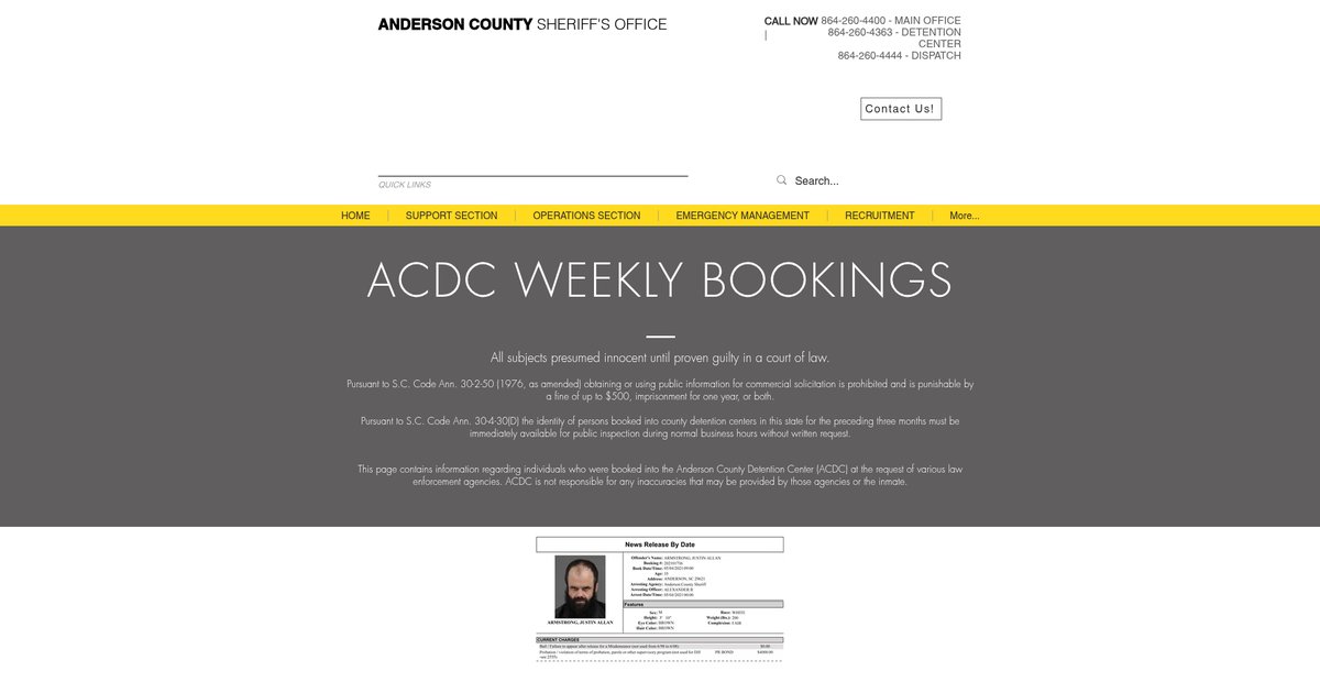 Preview of andersonsheriff.org