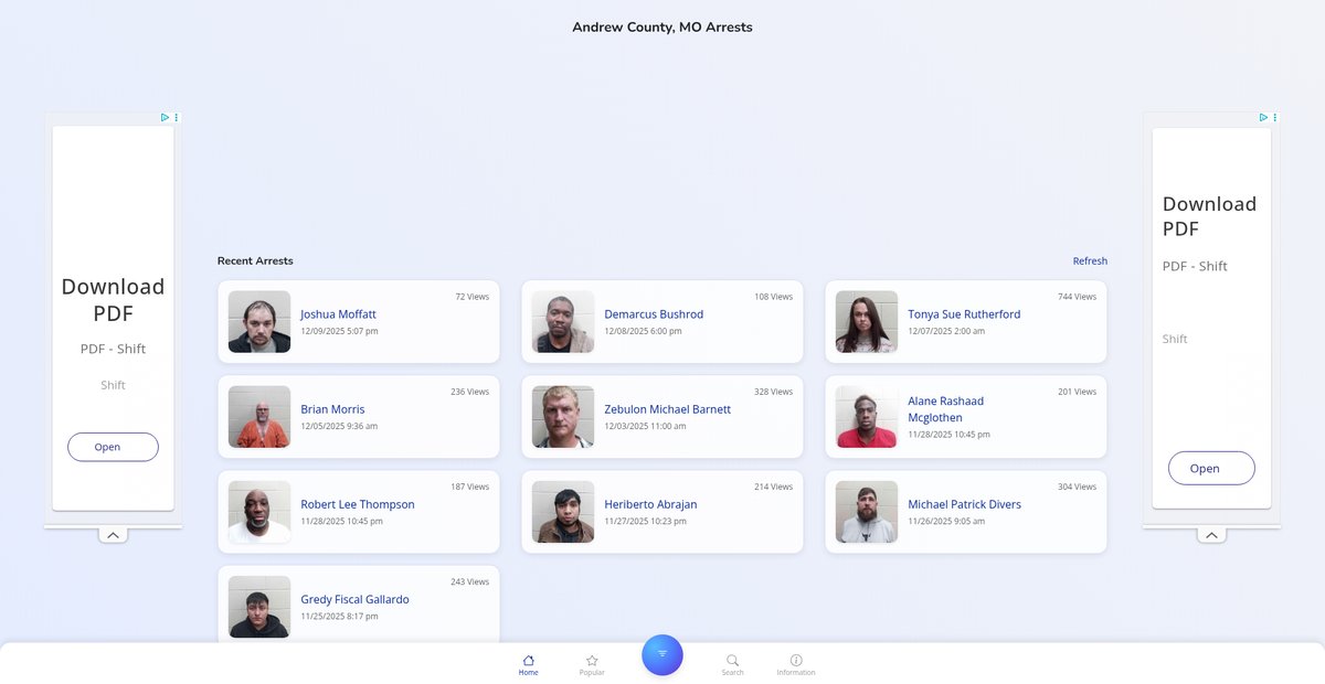 Preview of andrewcountymo.publicjailrecords.com