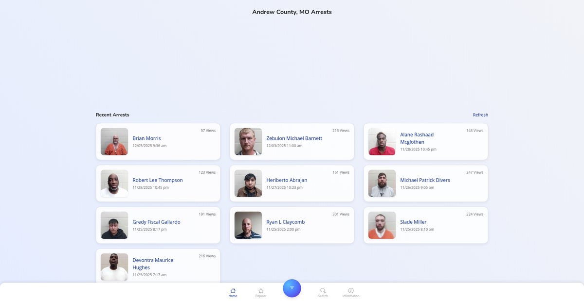 Preview of andrewcountymo.publicjailrecords.com