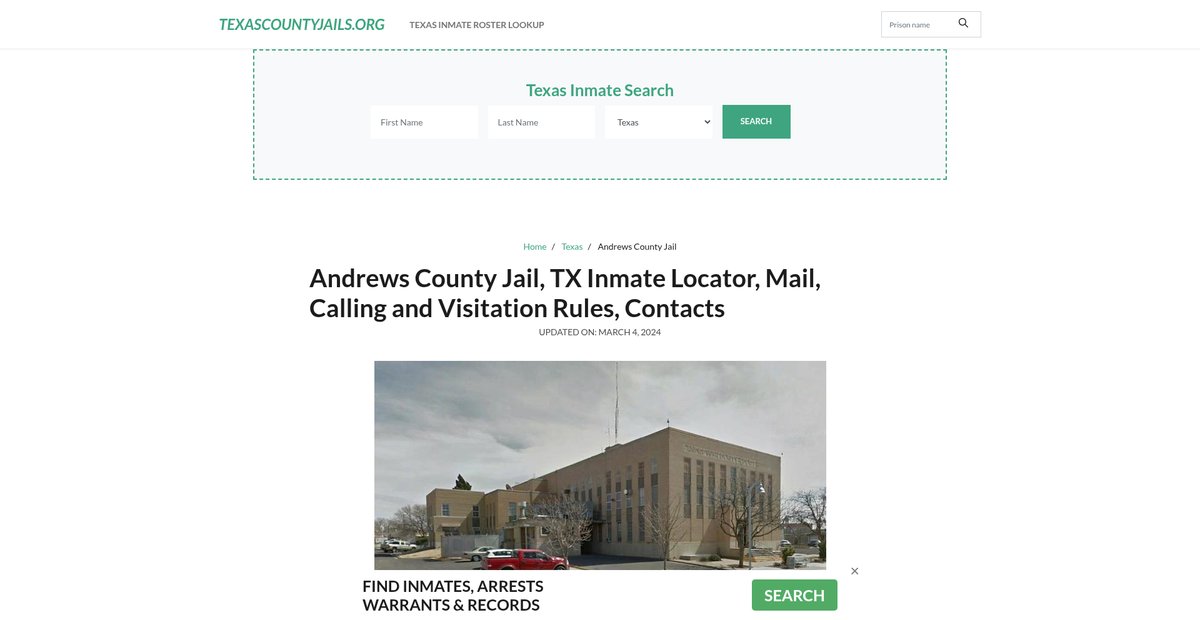 Preview of texascountyjails.org