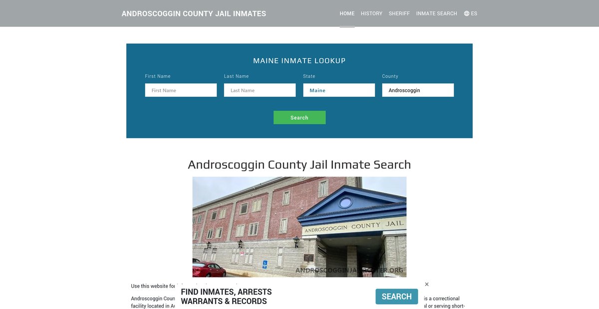 Preview of androscogginjailroster.org