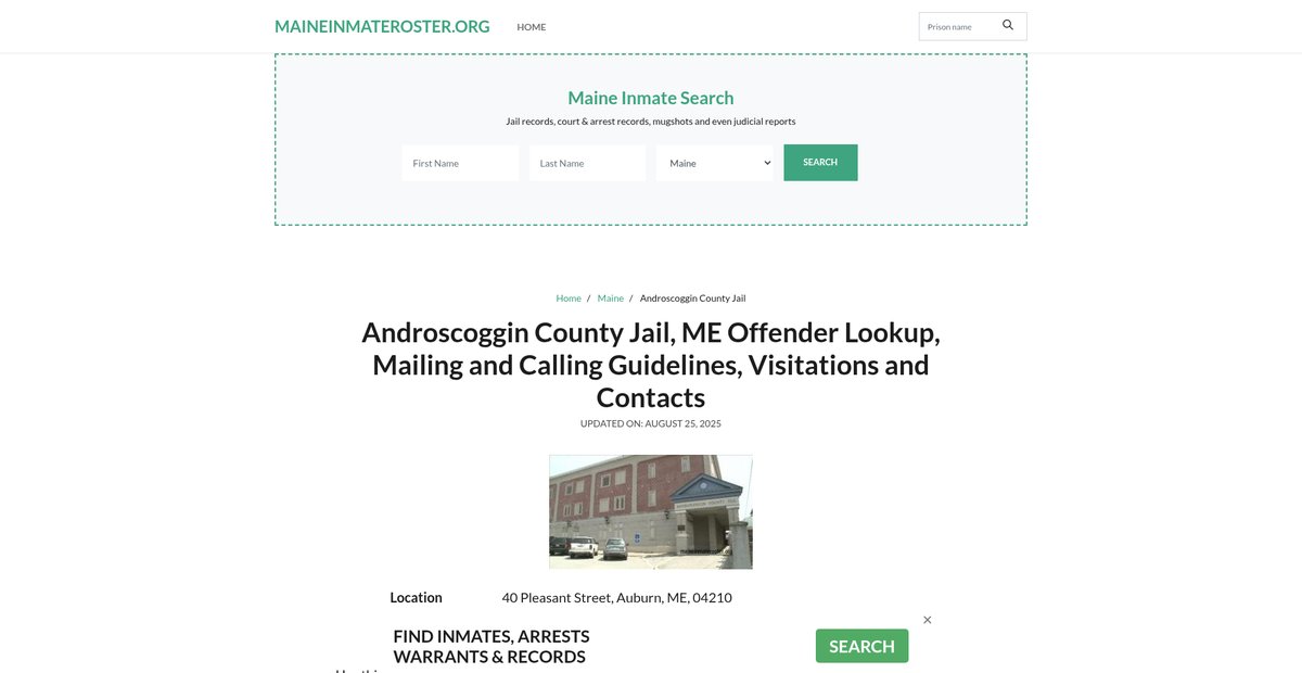 Preview of maineinmateroster.org