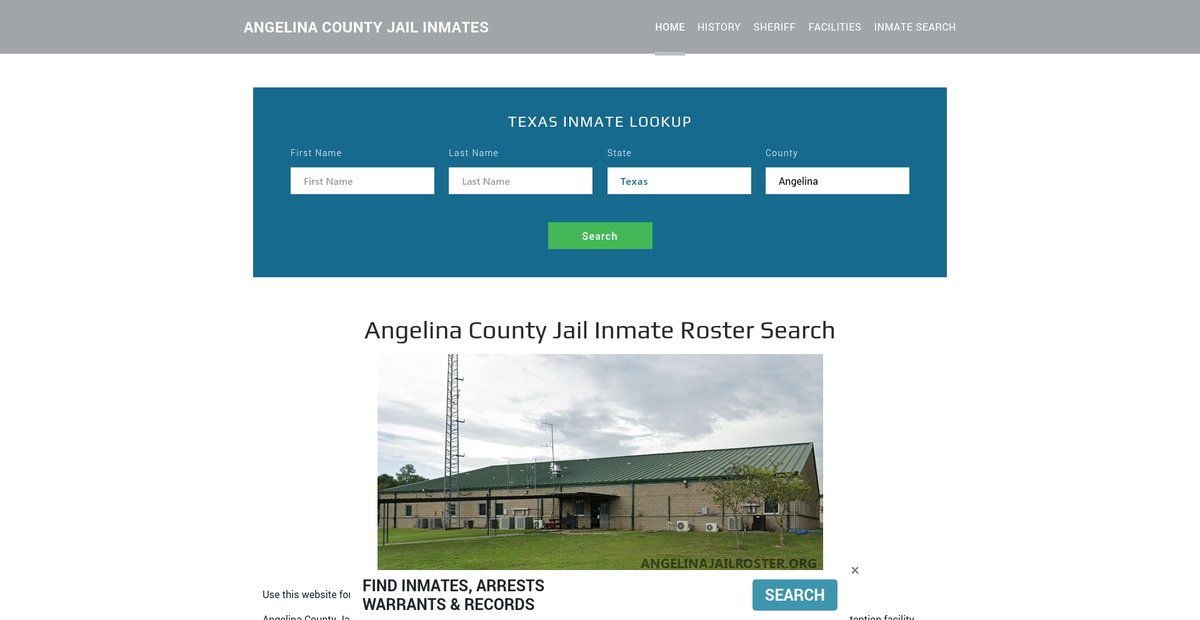 Preview of angelinajailroster.org
