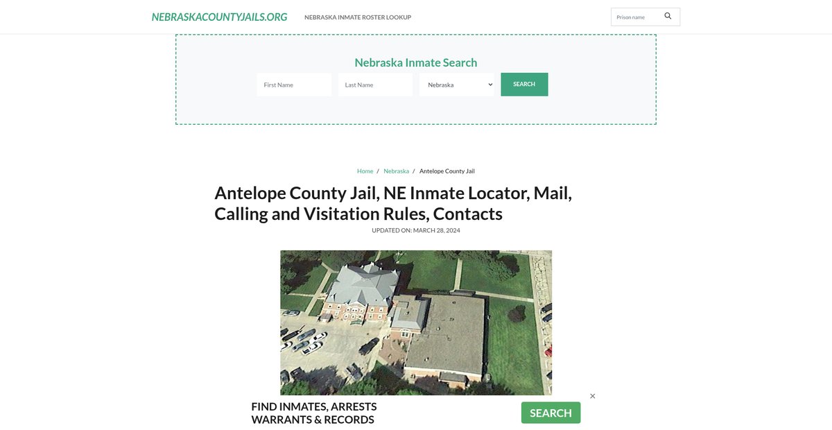 Preview of nebraskacountyjails.org