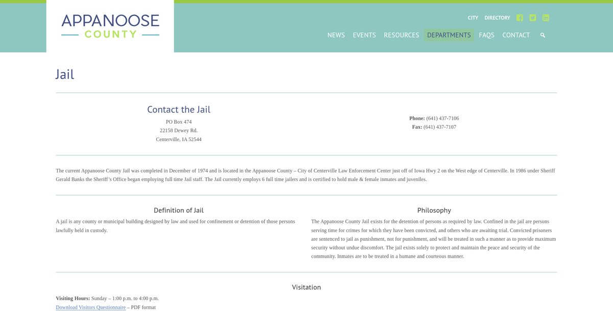 Preview of appanoosecounty.iowa.gov