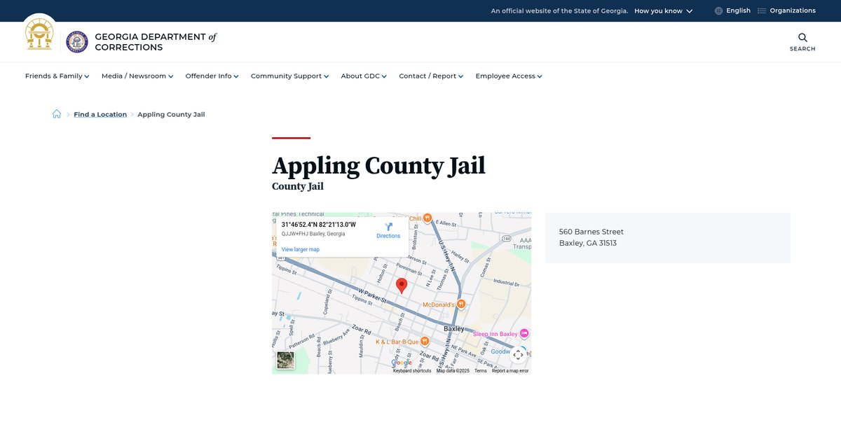 Preview of gdc.georgia.gov
