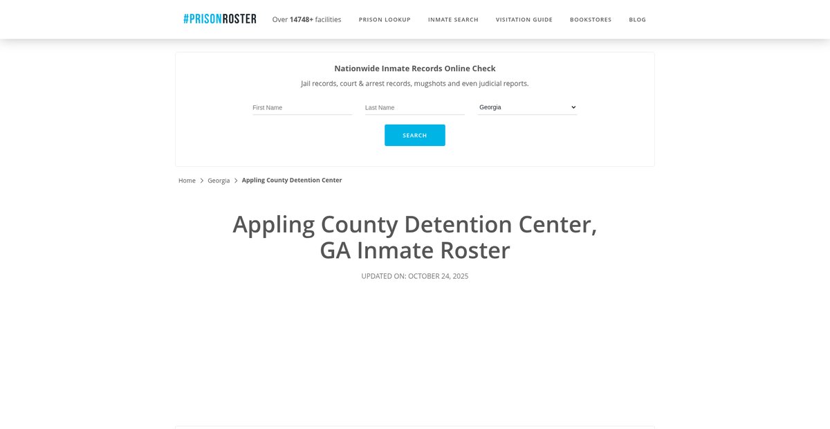 Preview of prisonroster.com