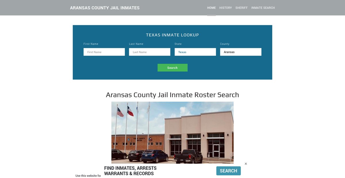 Preview of aransasjailroster.org