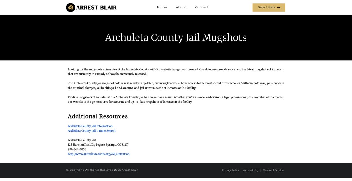 Preview of arrestblair.org