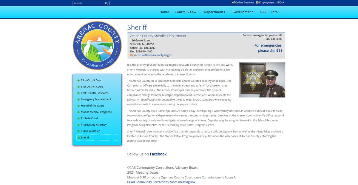 Preview of arenaccountymi.gov