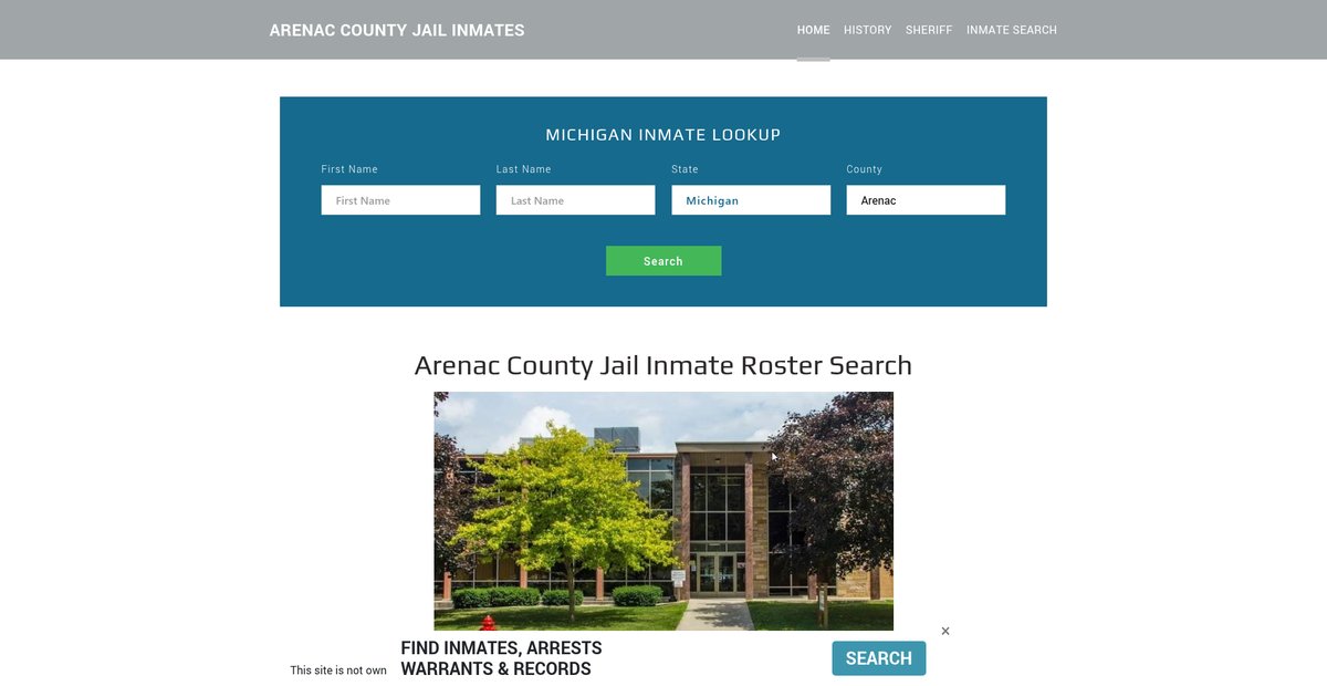 Preview of arenacjailroster.org