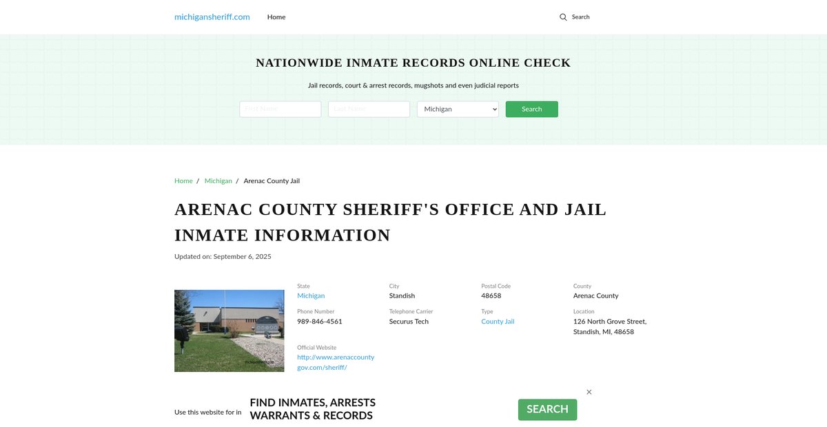 Preview of michigansheriff.com