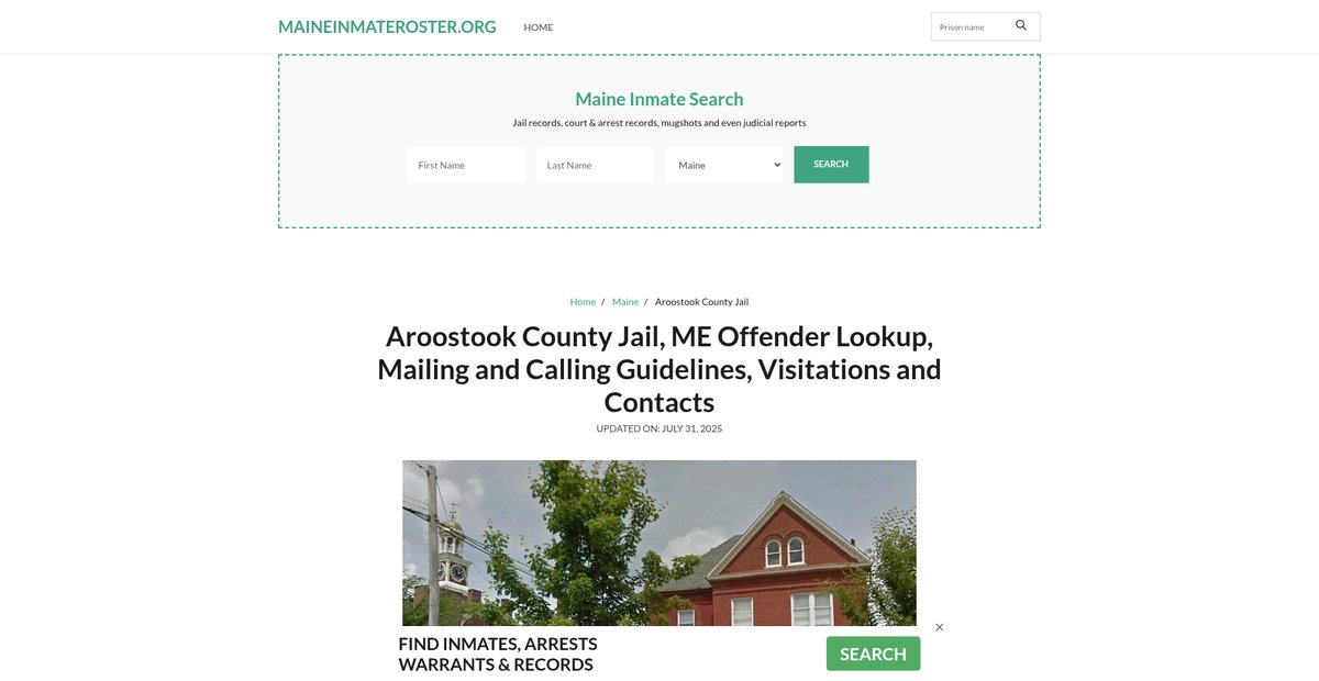 Preview of maineinmateroster.org