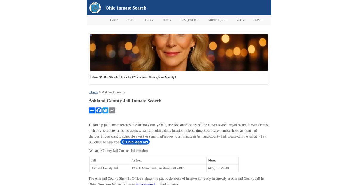 Preview of inmatesearchoh.org
