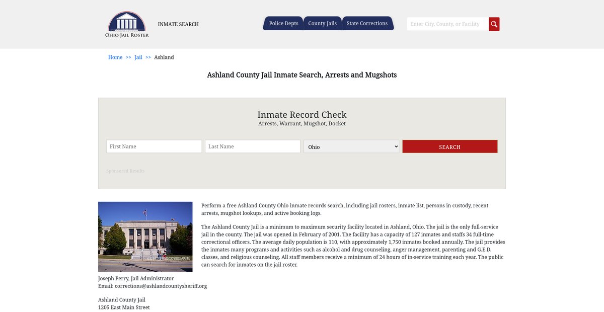 Preview of ohiojailroster.com