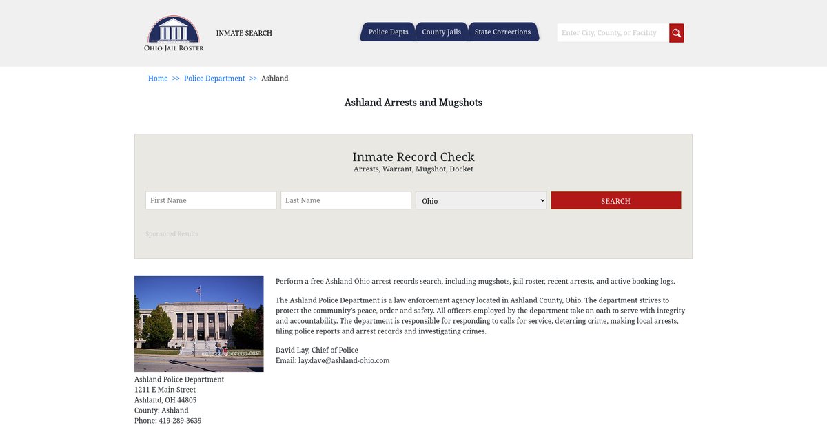 Preview of ohiojailroster.com